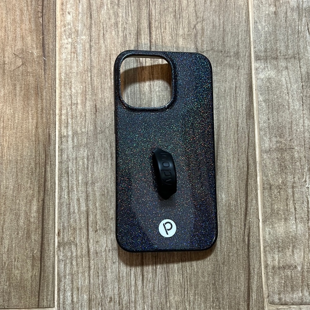 Loopy iPhone 13 Pro Black Sparkle